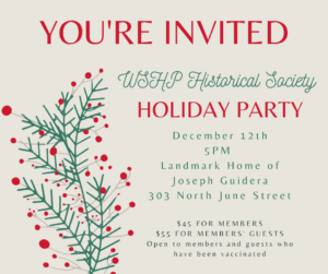 SOLD OUT: WSHPHS Annual Holiday Party