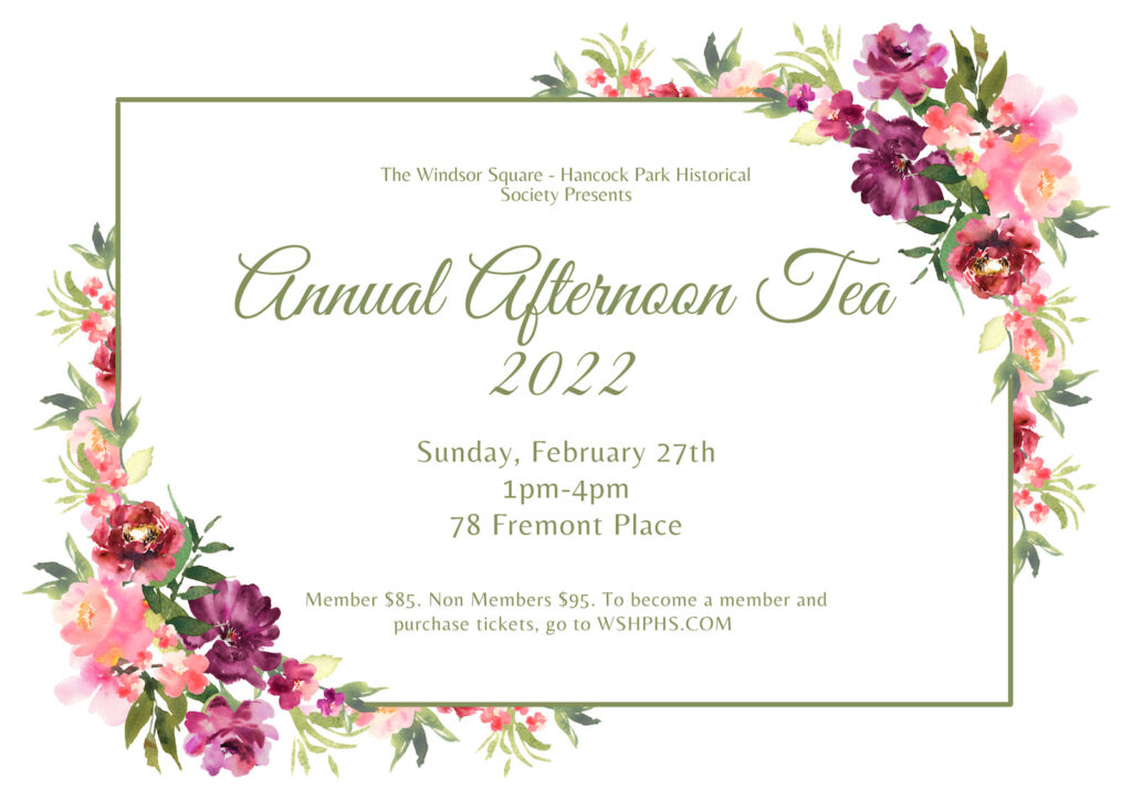 SOLD OUT Annual Afternoon Tea