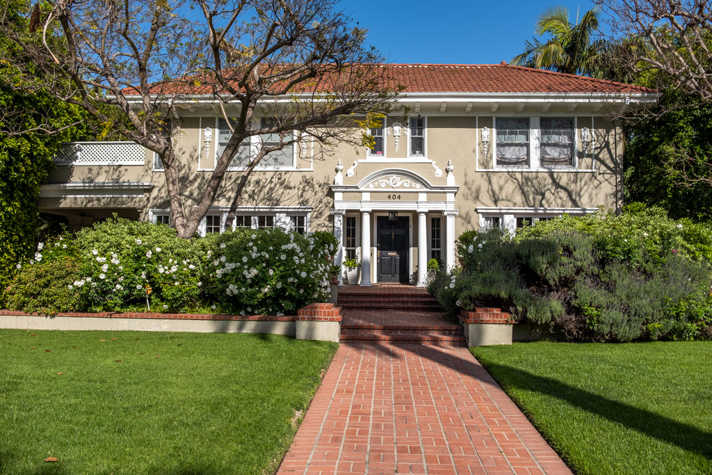 A Two Story Mediterranean House