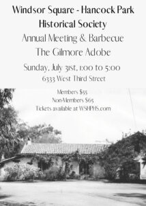 2022 WSHPHS Annual Meeting & Barbecue