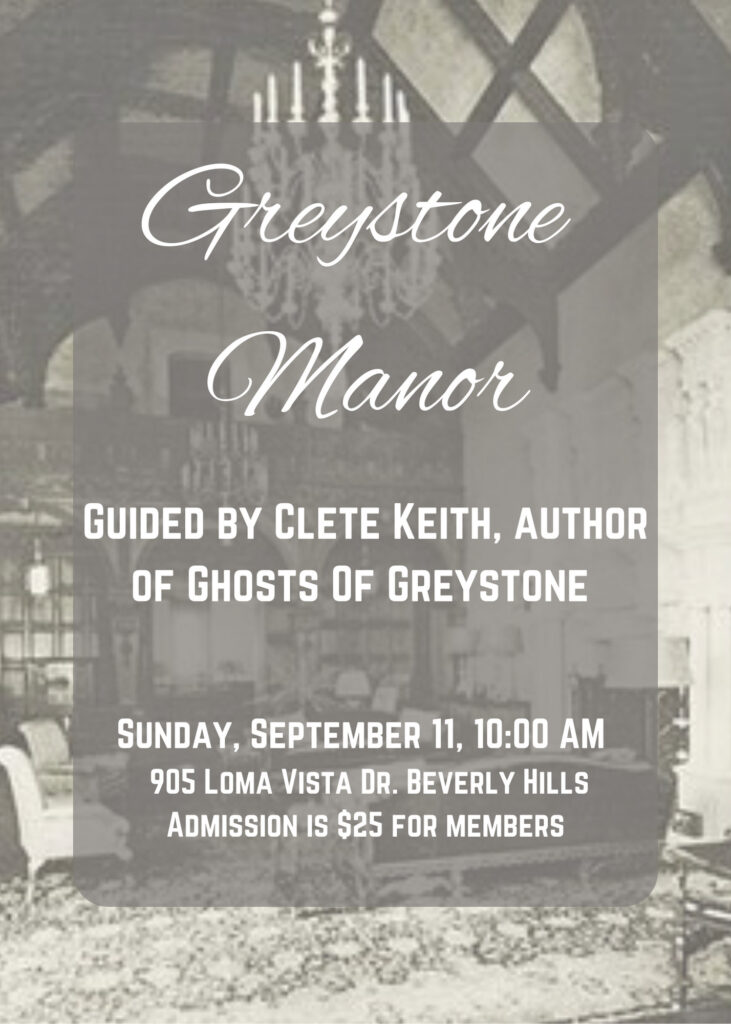 Greystone Manor Poster With Program Details